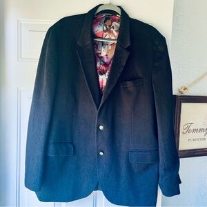 Robert Graham textured Blazer sports jacket, SZ 46 Cotton/Viscose/Spandex